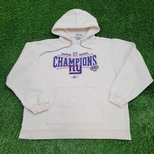New-York Giants Hoodie Large 25x28 Super-Bowl XLII